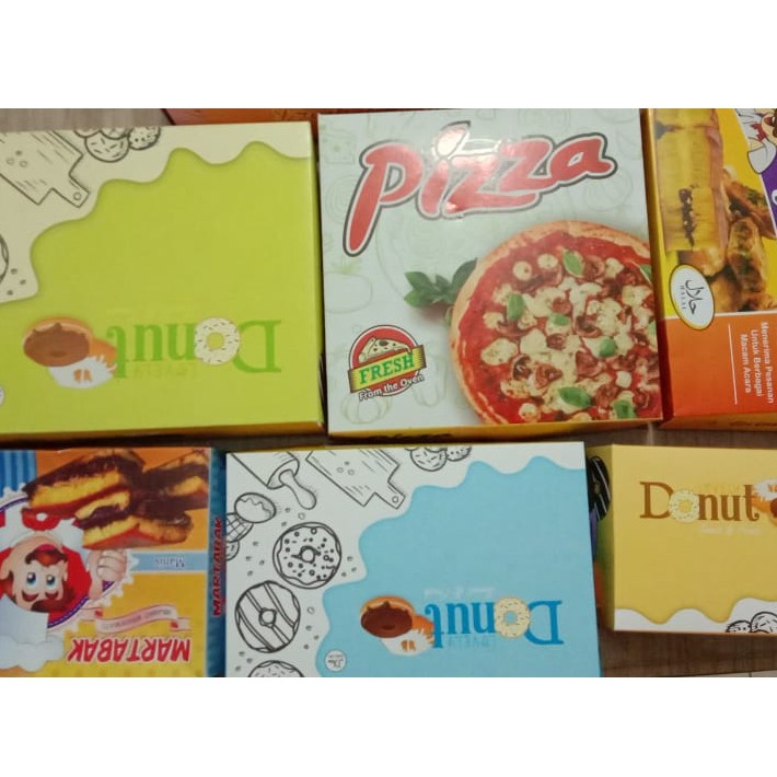 Dus Pizza Kecil Uk. 20x20x4. Kardus Pizza isi 50 pcs