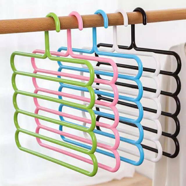 Hanger Gantungan Pakaian / Jilbab 5 in 1