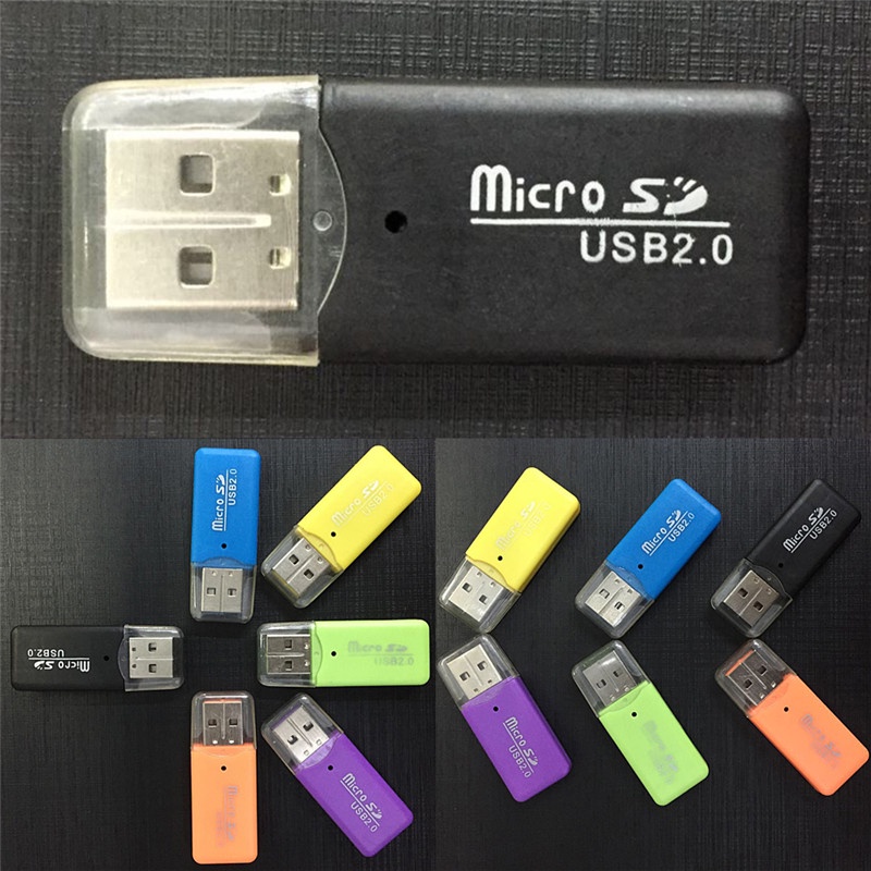 【Theredsunrisesiwy.id】Hot Mini USB SD/MMC Memory Card Reader 480Mbps For Computer Laptop