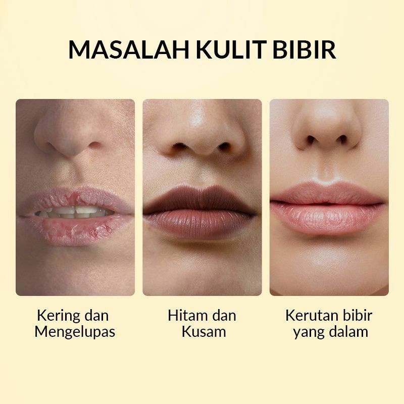 ￼[𝗕𝗣𝗢𝗠] BIOAQUA 24K GOLD MOISTURIZING ESSENCE LIP MASK MASKER BIBIR 60GR [𝗕𝗢𝗫]