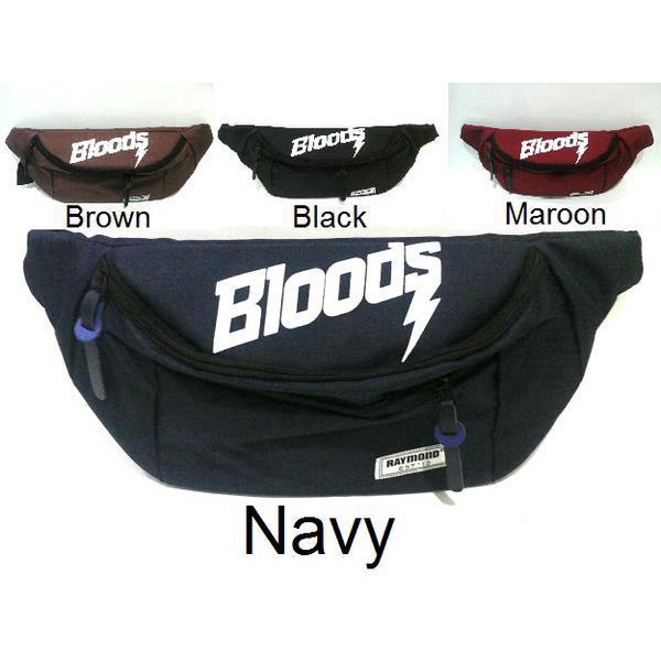 tas pria waistbag bloods Murah