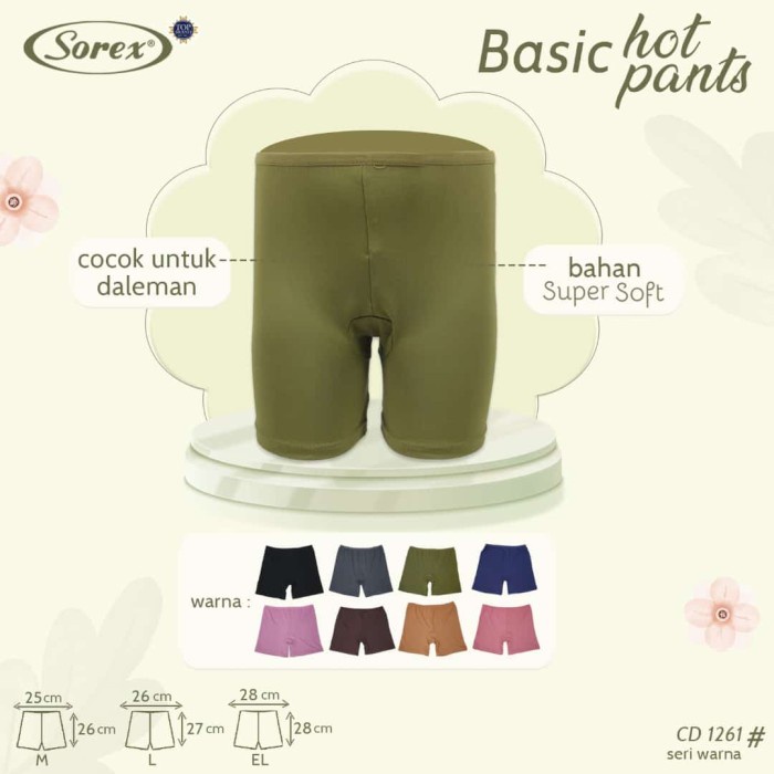 Celana Short Hot Pants Wanita Sorex 1261