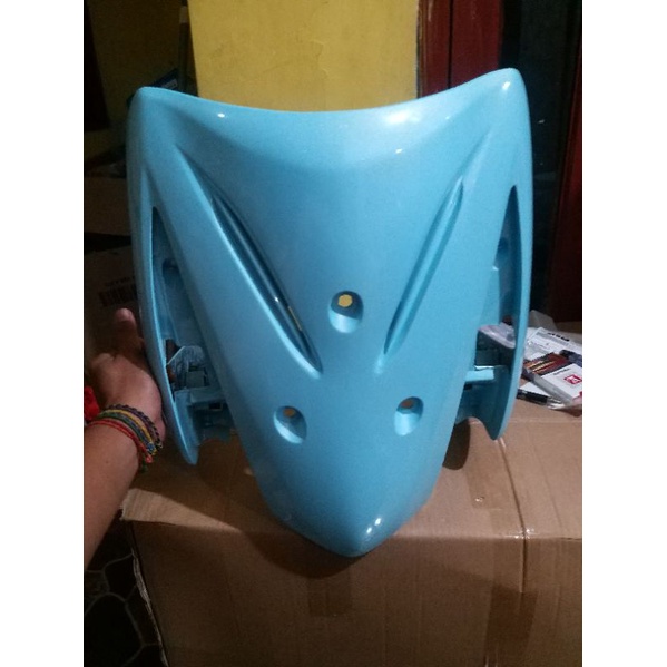 tameng depan Spin 125 cc sgp Blue lagoon