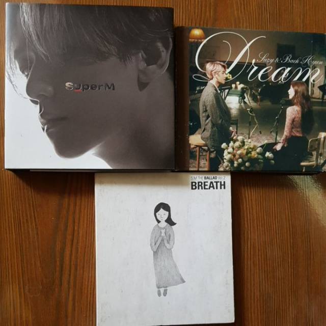 Official album baekhyun exo superm, dream bbh ft suzy, breath rare album