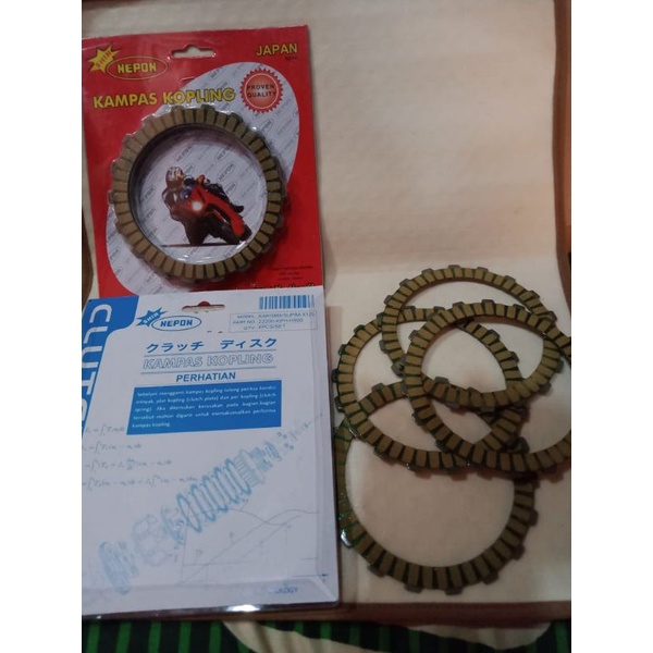 kampas kopling karisma / supra 125 nepon racing