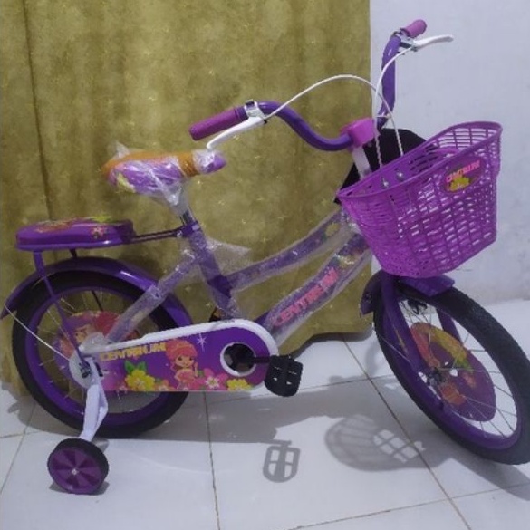 Sepeda Anak Cewek Perempuan  Bmx Mini Centrum 206 Ban Pompa Ukuran 12 Inch , 16 Inch dan 18 Inch