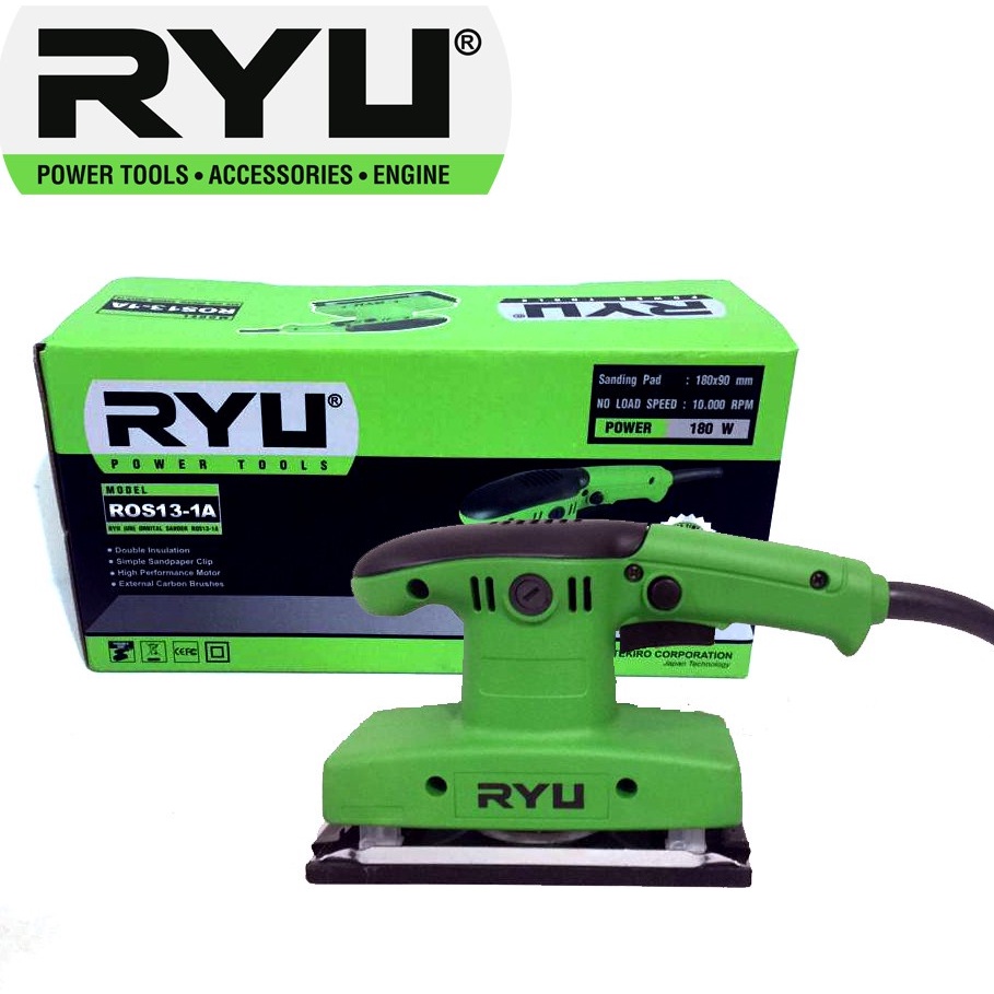 RYU Orbital sander ROS13-1A / mesin amplas / Ampelas mesin