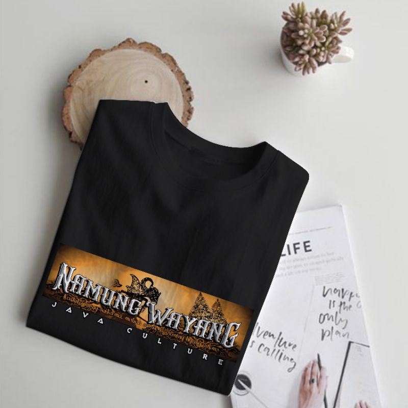 Kaos Jawa NAMUNG WAYANG / Kaos Java Culture 100% cotton combad 24s