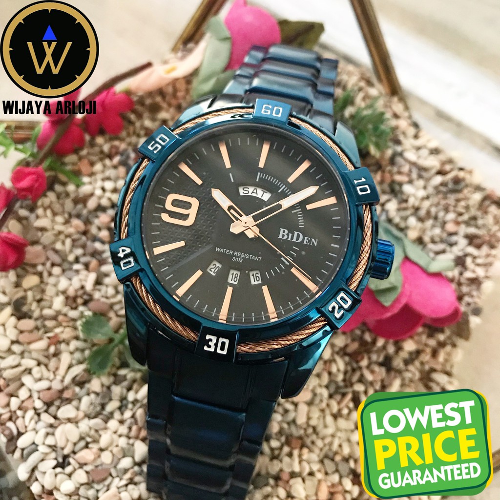 Jam Tangan Original Pria Quartz Analog BIDEN Victor YN137L