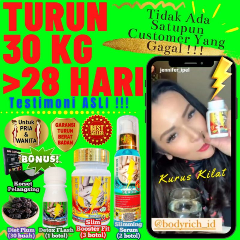 KURUS KILAT Paket TURUN 5-25KG Pelangsing Obat Diet Herbal Ampuh Penurun Berat Badan No Herballife