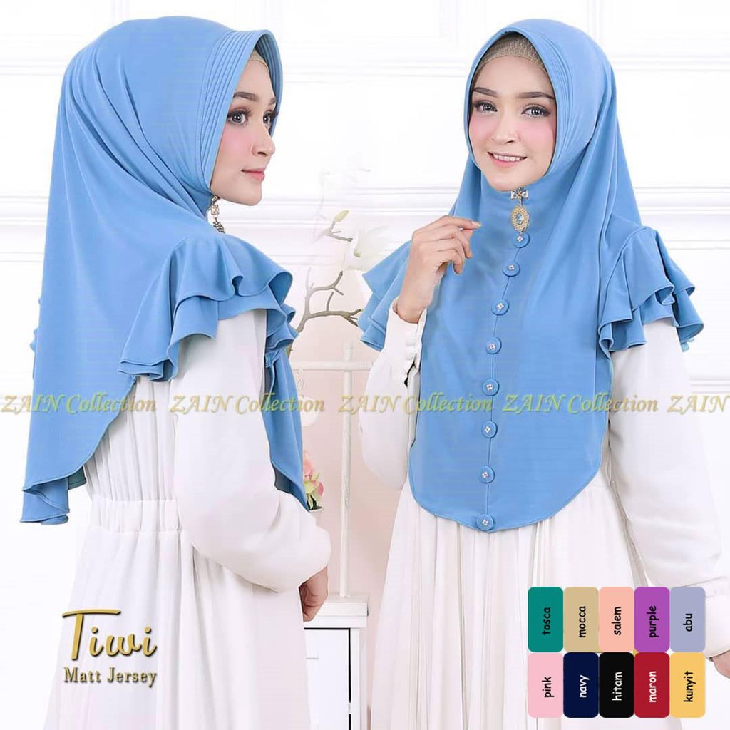 Hijab Motif Zahwa grosir termurah / kerudung instan / hijab / hijab instan syari