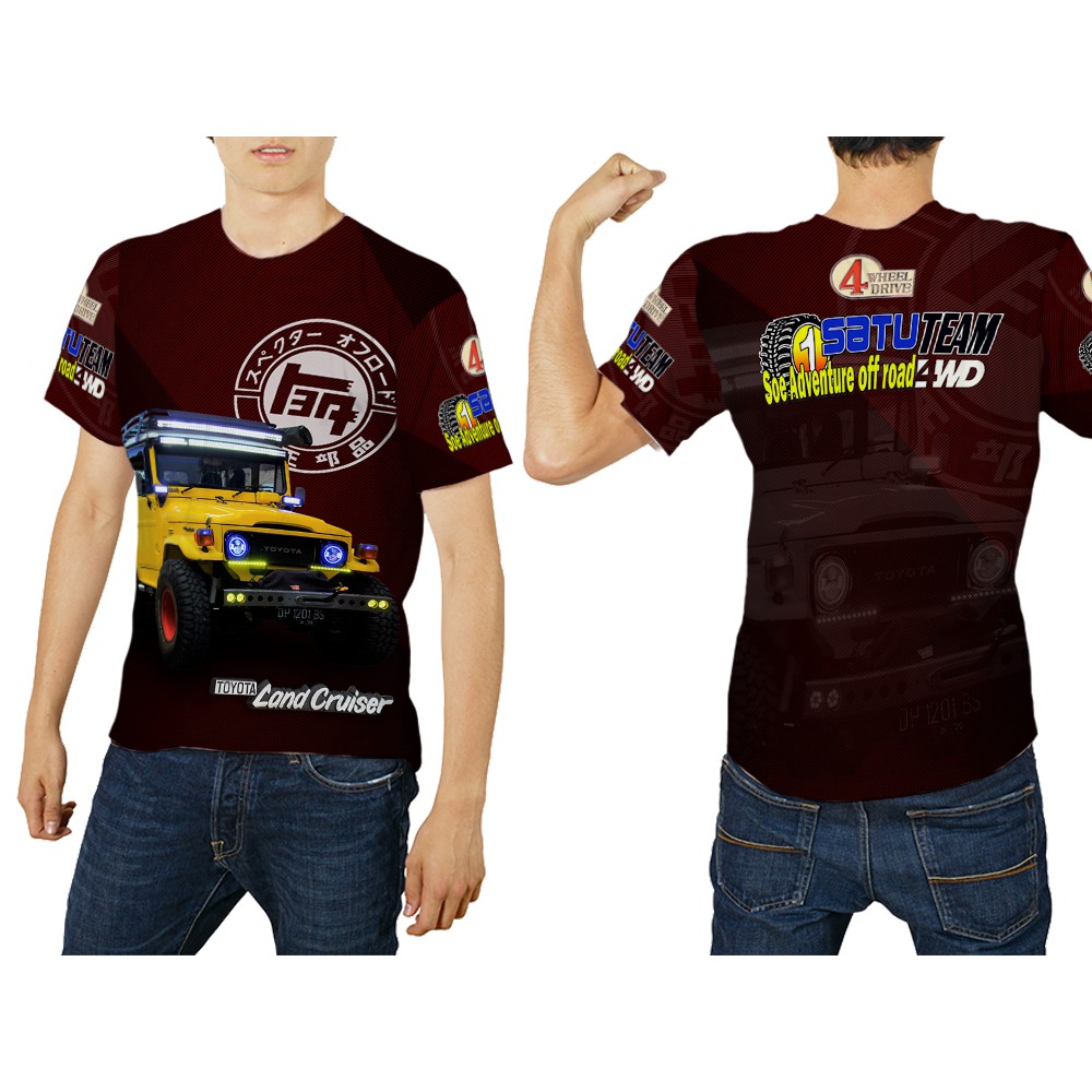 [Riashop] T Shirt SOE FJ40 Pendek Pria | Kaos Pria SOE FJ40 / Kaos Pendek SOE FJ40 - 301