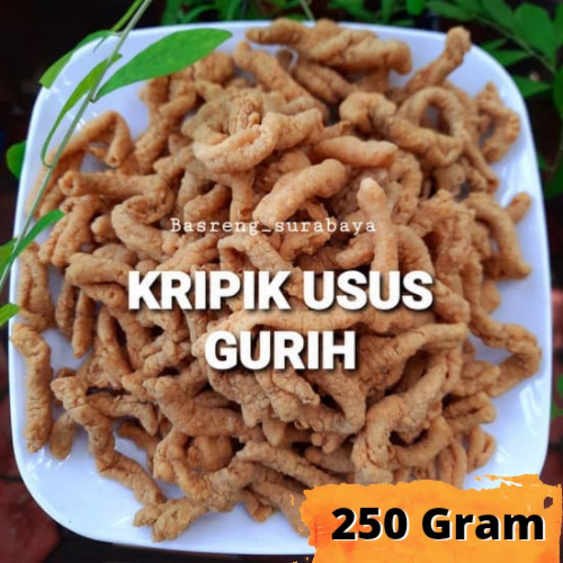 

KRIPIK USUS GURIH 250 GRAM