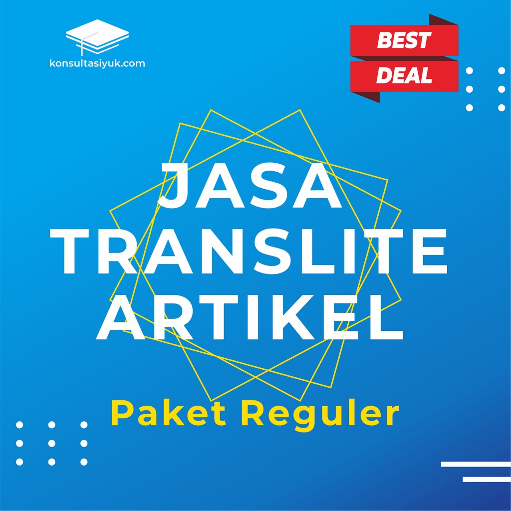 Jasa Penerjemah Artikel Jurnal Bahasa Indonesia - Inggris - Arab