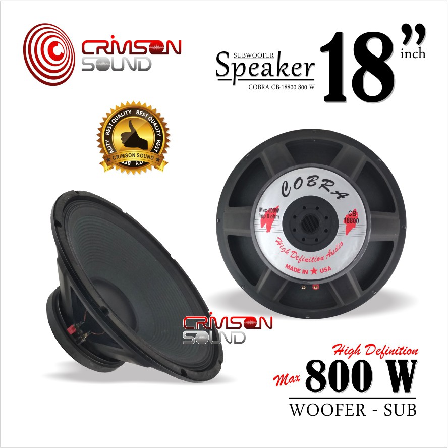 speaker cobra 10 inch