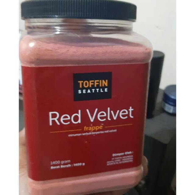 

Red velvet powder untuk frappe/ice blend