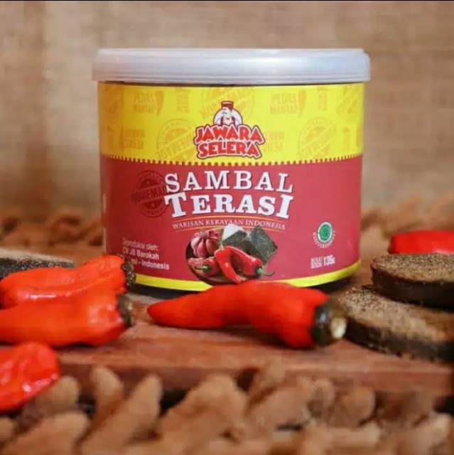 [ TERLARIS ] Sambal Terasi / Sambel Terasi Pedas JS  Netto 135g