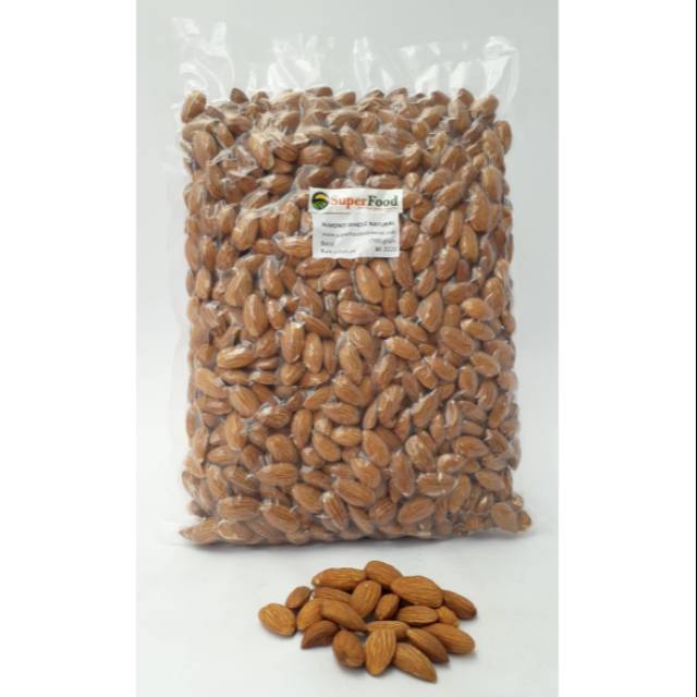 

Almond Whole Natural 1Kg Superfood Indonesia