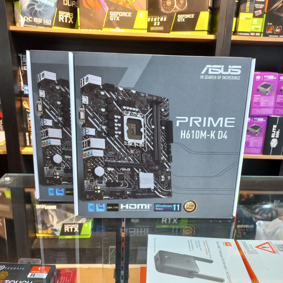 ASUS PRIME H610M-K D4 Intel Gen 12 LGA1700 H610 DDR4 Motherboard