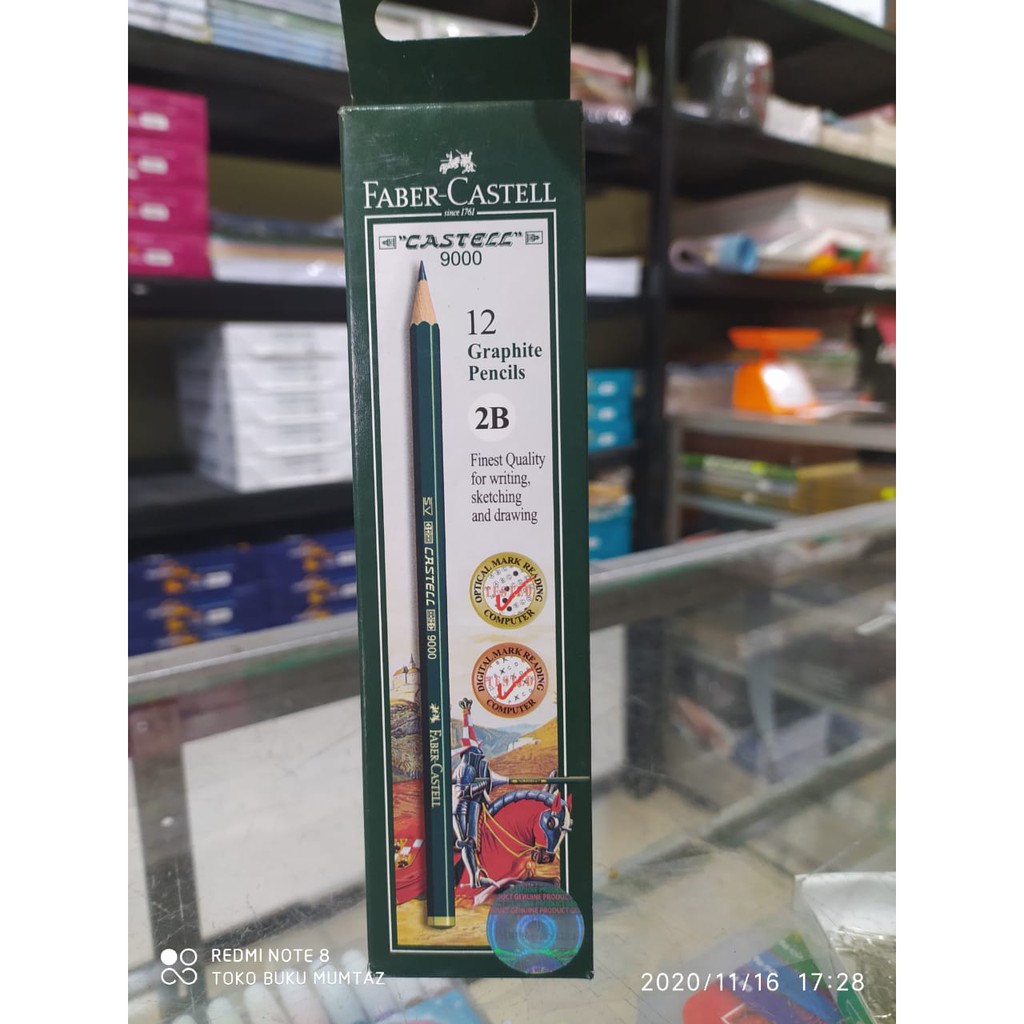 

(12 PCS) Pensil 2B Faber Castell