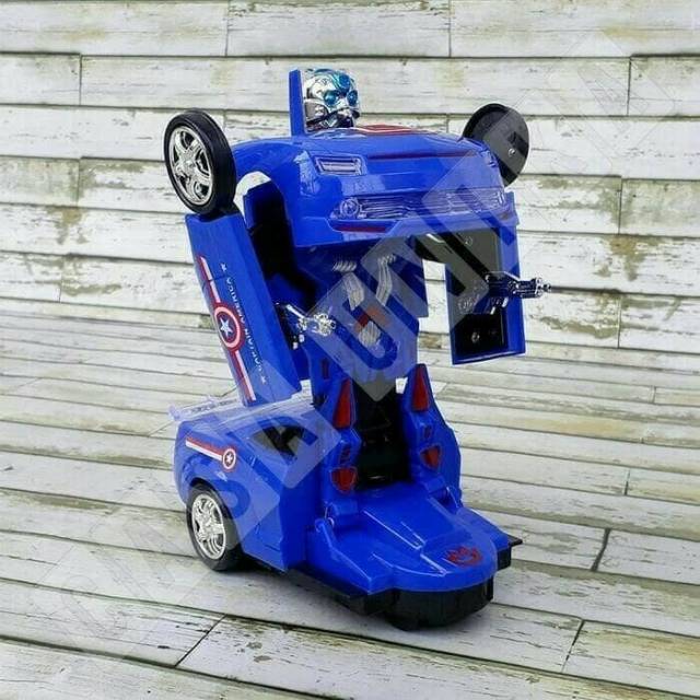 mainan mobil robot Transformers bump &amp; go - anak edukatif - edukasi