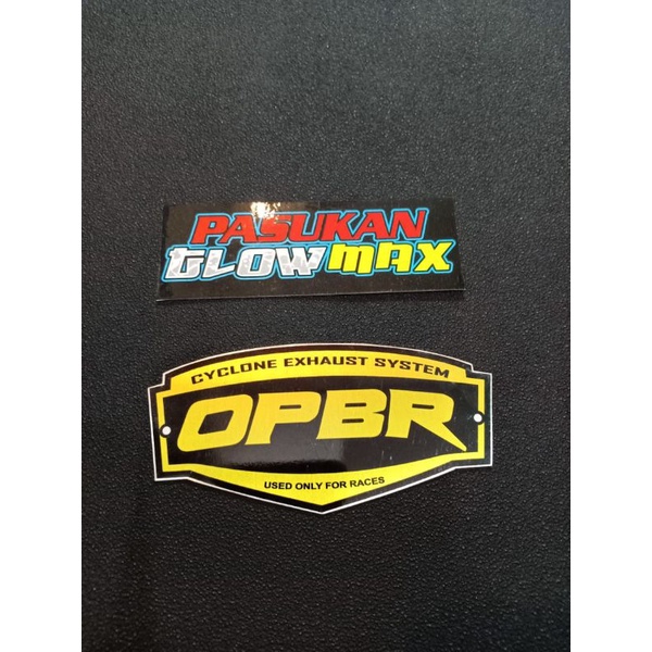 Emblem knalpot opbr bukan kou Cha