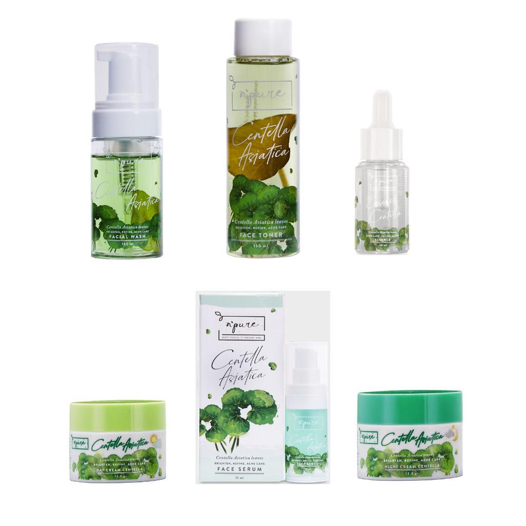 ☘️ CHAROZA ☘️ N PURE / NPURE Centella Asiatica / Cica Series / Face Toner / Facial Wash / Face Serum / Essence / Day C / Night C / Mask (Cica Series)