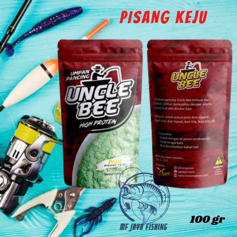 UMPAN BAWAL GALATAMA DAN HARIAN SIAP PAKAI UNCLE BEE PISANG KEJU 100GR