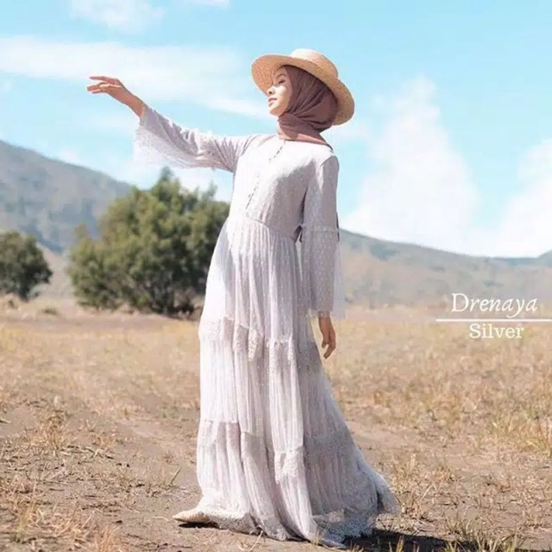 PRELOVED DRENAYA DRESS SILVER ALUNICORN