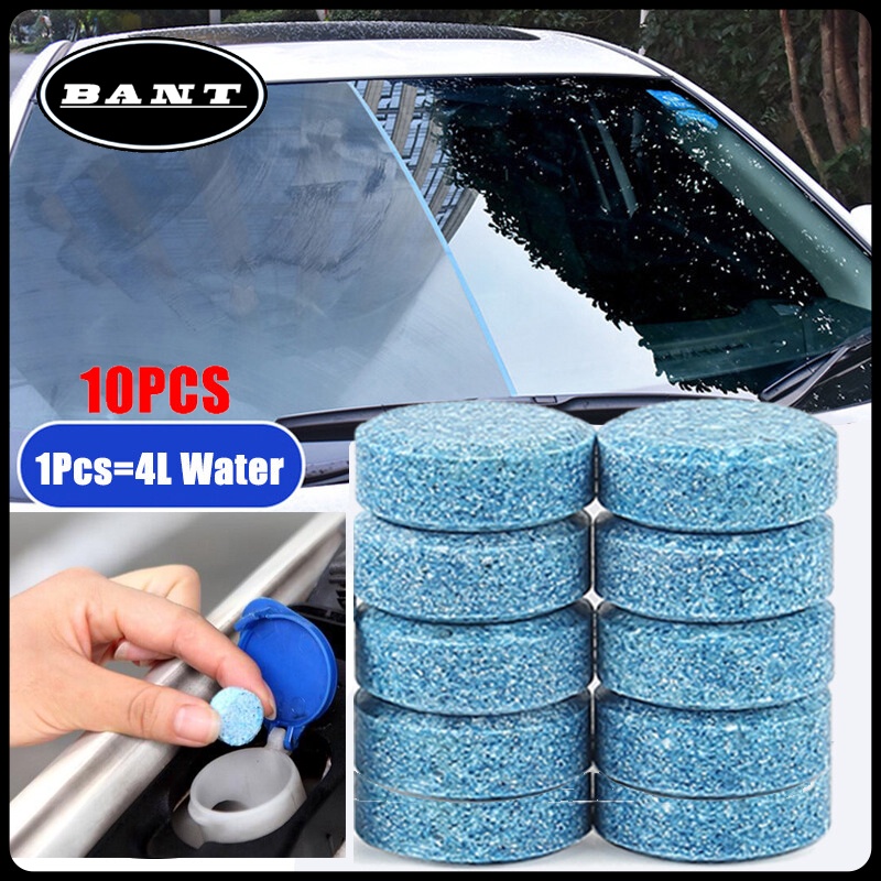 【10PCS】Sabun Kaca Mobil/Pembersih Jamur Kaca Mobil Air Wiper Anti Embun Tahan Pil Tablet