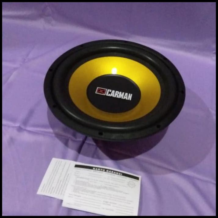 Promo Terbatas Subwofer Carman 12.In 2.Coill Super Bass Mantap Bulat Empuk - Merah