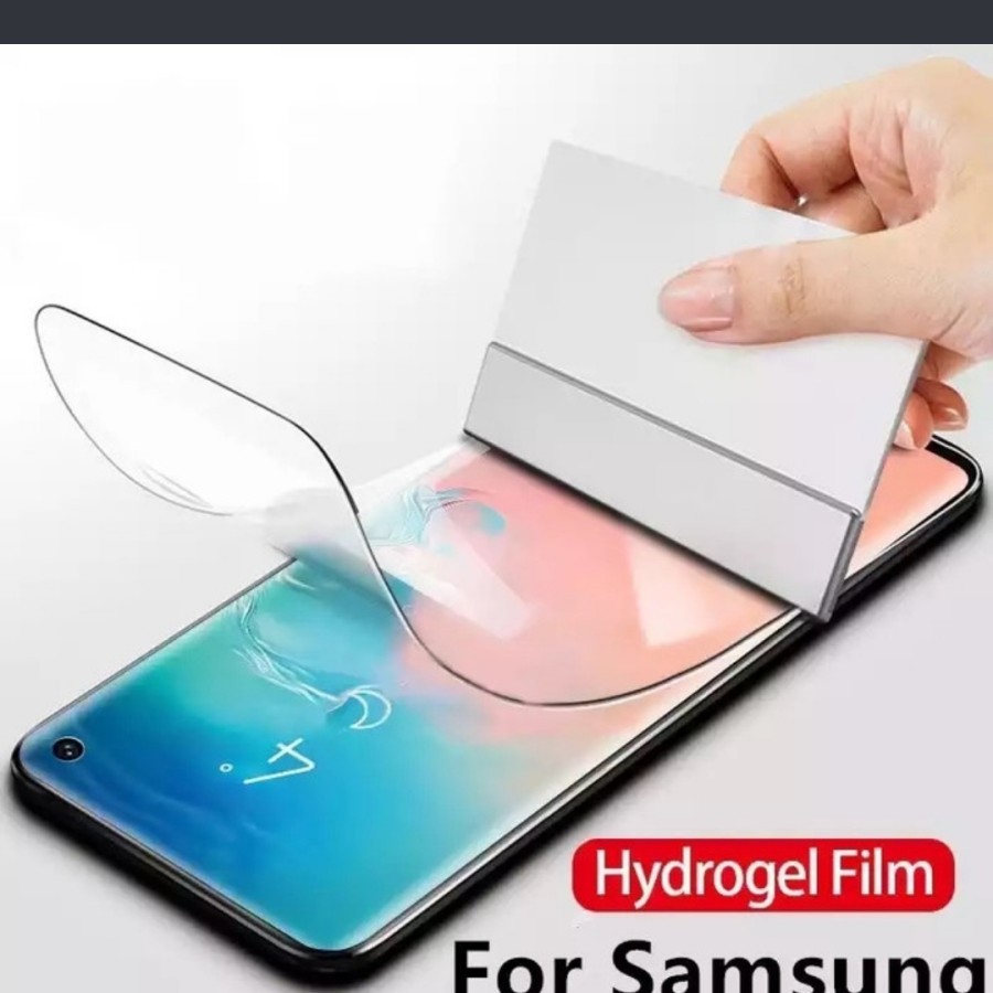 SAMSUNG S21/S21 PLUS/S21+/S21 ULTRA HYDROGEL ANTI GORES CLEAR DEPAN GEL FRONT FULL COVER BENING SCREEN GUARD PELINDUNG LAYAR