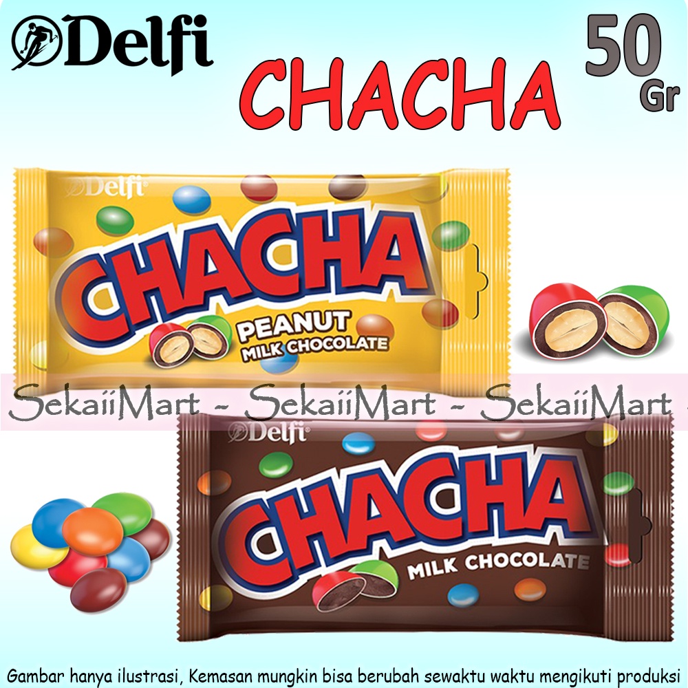 

CHACHA Milk / Peanut Chocolate 50g - CHA CHA Cokelat Susu / Kacang Kemasan Besar