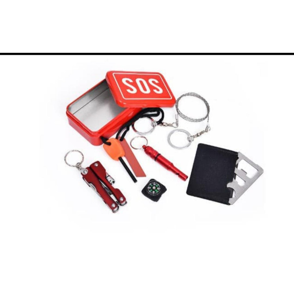 SOS Portable Tool Kit - Earthquake Emergency Outdoor Survival - SOS