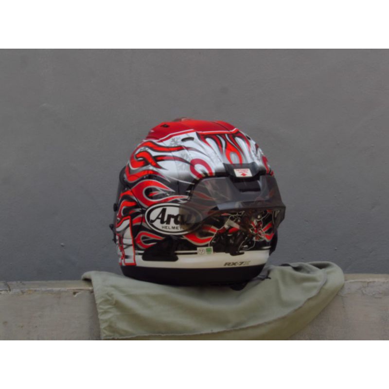 helm arai rx7x haga sni bekas