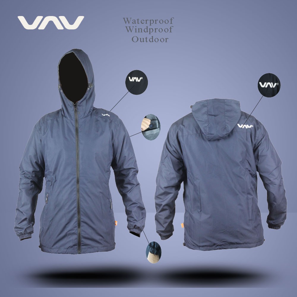 Jaket Parasut Pria Dan Wanita Waterproof Hoodie Jumbo Outdoor Distro Keren Murah