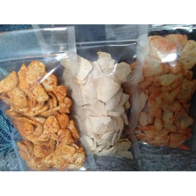 

Basreng pedas dan original