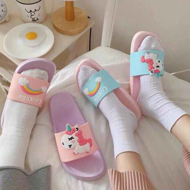 Sandal unicorn dewasa karet timbul 37-40 TG0396