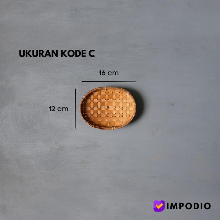 Anyaman piring bambu / wadah anyaman IMPODIO Properti foto produk