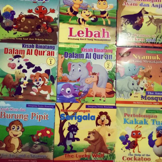 Buku cerita anak binatang