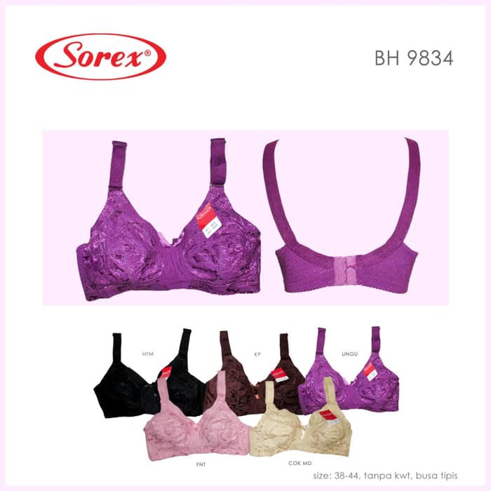 Sorex 9834 | BH / Bra Tanpa Kawat Ukuran Besar KSW