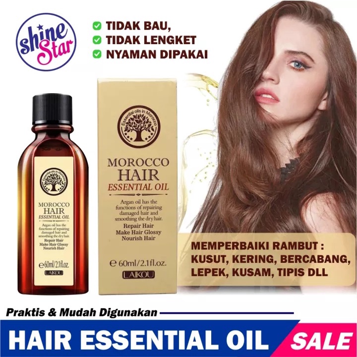 [ ORIGINAL 100% ] Serum Hair Tonic Rambut LAIKOU MOROCCO / Vitamin Rambut Kering Kusam dan Bercabang