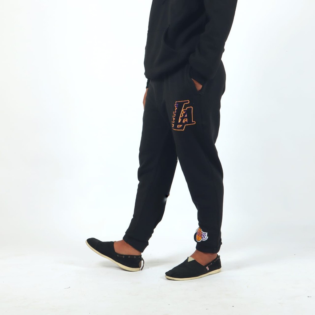 CELANA PANJANG PRIA JOGGER PANTS LA LAKERS SIMPLE GOOD QUALITY