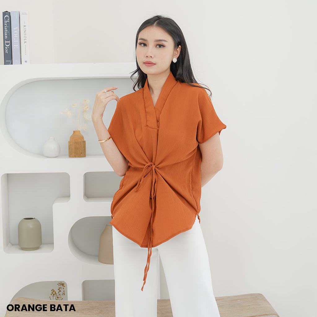 Atasan Tali Quinsha Blouse Top Wanita