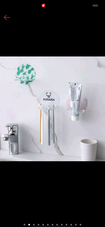 Tooth Brush Holder - Gantungan Tempat Sikat Gigi Odol Holder Sikat Gigi - Hanger Odol Tempel Dinding