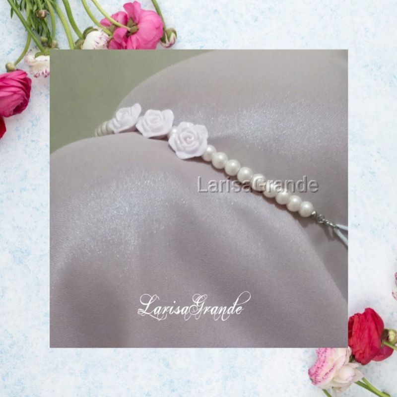 KONEKTOR MASKER HIJAB MUTIARA, PENGAIT MASKER HIJAB MUTIARA