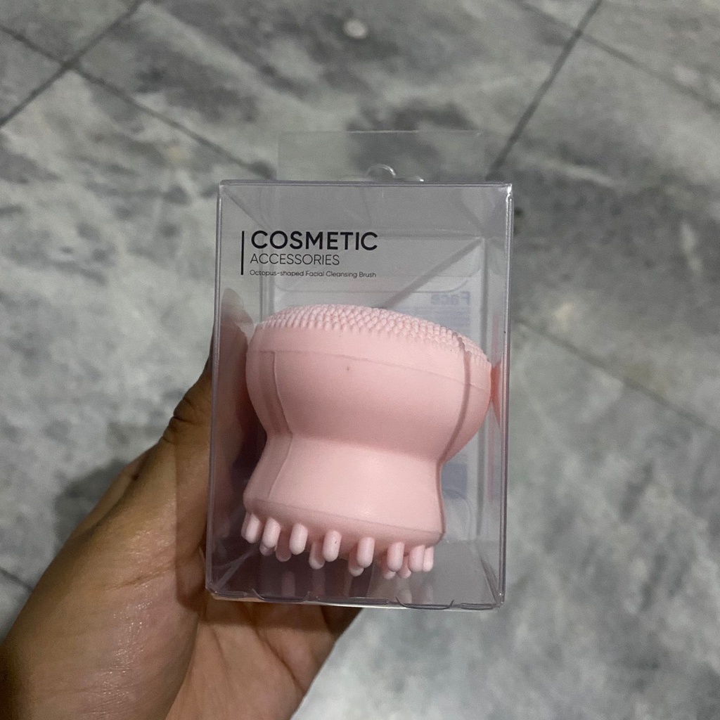 Jual Octopus Shaped Facial Cleansing Brush Miniso