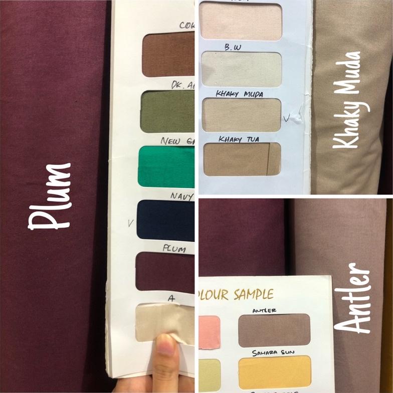 Kain Linen Bangkok (Cotton Bangkok) [Harga Per 0,5 Meter]