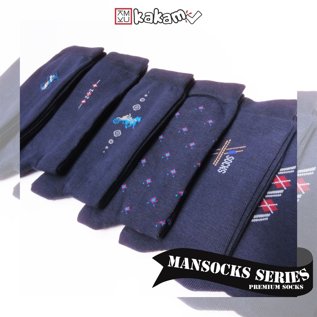 Kakamu Kaos Kaki Pria Dewasa Murah / mansocks / Kaos Kaki Kantor Formal 3