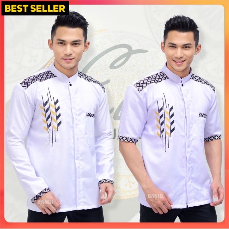 Baju koko pria baju koko putih busana muslim pria